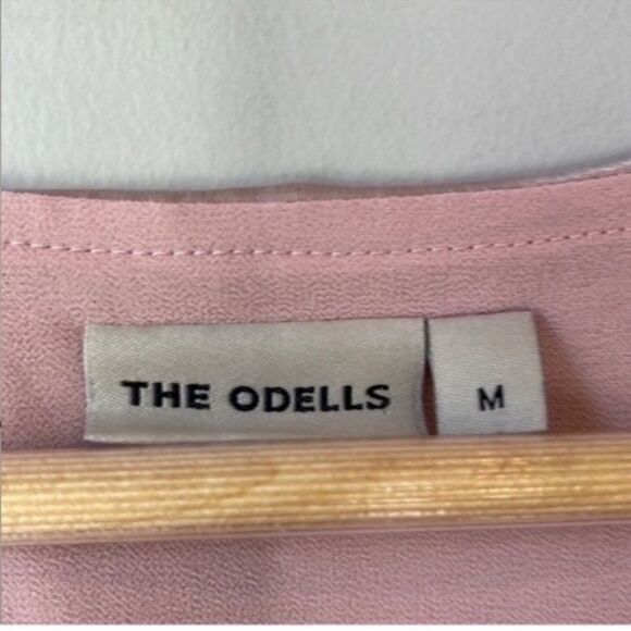 Anthropologie The Odells Sharlene Wrap Dress Pink - Picture 8 of 11